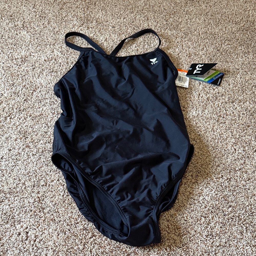 TYR Women's Classic Black One-Piece Swimsuit